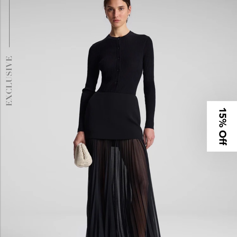 A.L.C. Black Willa Maxi Skirt- Current Season NWT